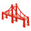 Wooden Train Tracks Railway Bridge Model Set 4