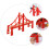 Wooden Train Tracks Railway Bridge Model Set 9