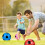 6 Mini Pallone Da Calcio Gonfiabile Per 9
