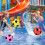 6 Mini Pallone Da Calcio Gonfiabile Per 7