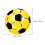 6 Mini Pallone Da Calcio Gonfiabile Per 6