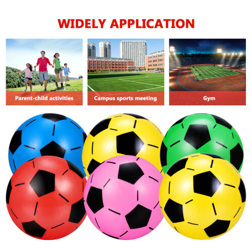 6 Mini Pallone Da Calcio Gonfiabile Per 1