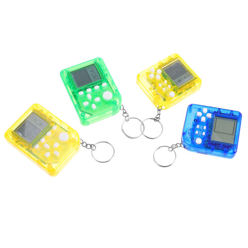 4 Pezzi Mini Classico Portachiavi Console Portatile Con