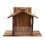 Wooden Squirrels Food Container Screw Fixed Lid Double Access 1