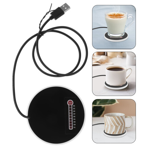 Mug Riscaldante Elettrico Con Base E Display Temperatura 2