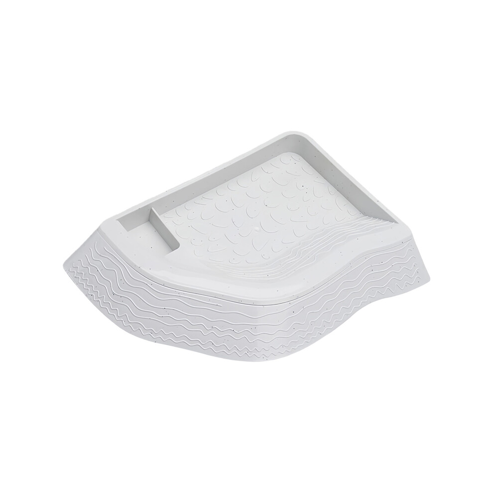 Turtles Bathing Bowl with Separate Feeding Area-marble color