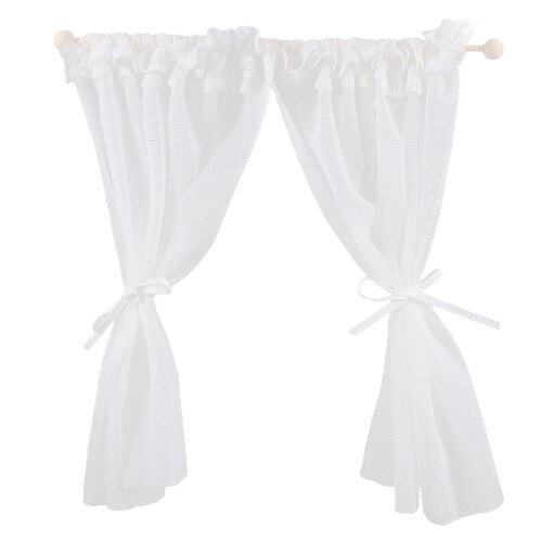 Dollhouse Curtain Decoration Mini Arredamento Accessorio 2