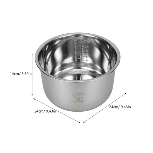 Rice Cooker Pot Inner Pan RVS 5L 1