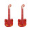 2 Stuks Kinder Gitaar Speelgoed Simulatie Ukulele Rood 12