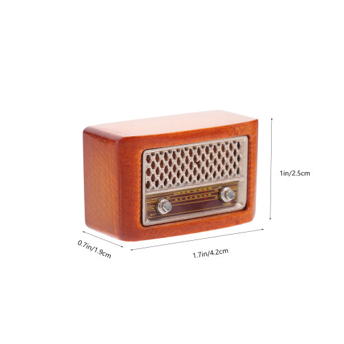 Miniatura Radio Vintage, Simulato 2