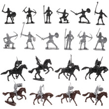 Zestaw Mini Figurinek Żołnierzy, Rycerzy I Konnych Do Stołu Piaskowego