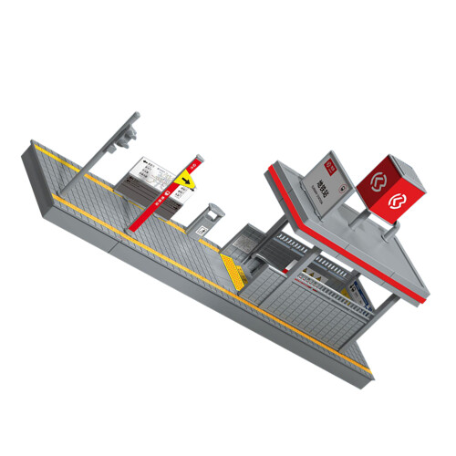 Model Platformy Metra Symulacja Sceny Kolei Podziemnej