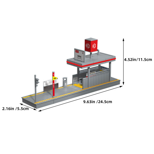 Model Platformy Metra Symulacja Sceny Kolei Podziemnej 1