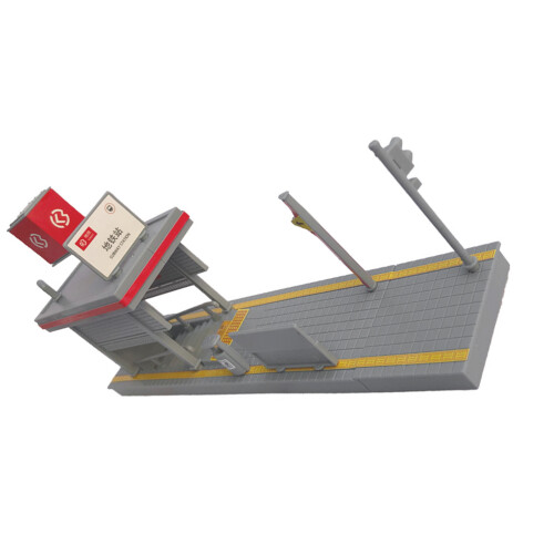 Model Platformy Metra Symulacja Sceny Kolei Podziemnej 2