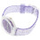 Relógio Transparente com Pulseira de Silicone e Glitter 10