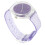 Relógio Transparente com Pulseira de Silicone e Glitter 5