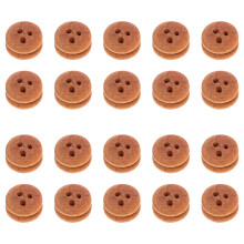 20 Sztuk Mała Drewniana Kołowrotek Dzieci 5 Mm Wyroby Rzemiosła