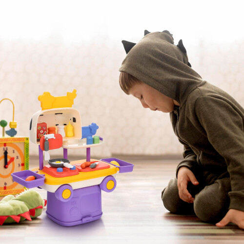 Conjunto De De Cozinha Infantil Com Acessórios E 2