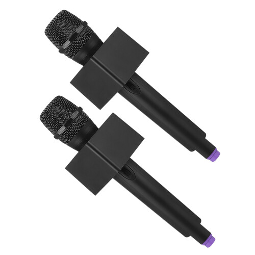 2Pcs Falso Para Crianças, Plástico Portátil Mini Mic