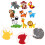 Set Da Te Cucito In Feltrata Animali Della 3