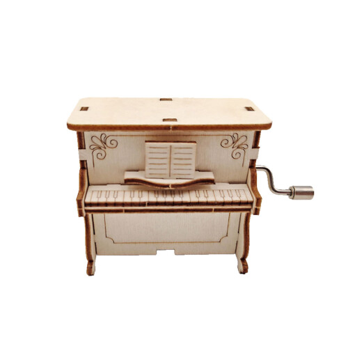 Diy Music Box A Forma Pianoforte Per Bambini 1