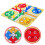 Conjunto Tapete De Xadrez Brinquedo Portátil Tabuleiro 7