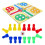 Conjunto Tapete De Xadrez Brinquedo Portátil Tabuleiro 9