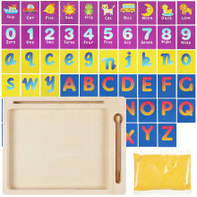 Zestaw Tablicy Do Pisania Piaskiem Dla Dzieci Montessori