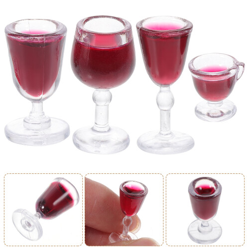 8 Unidades Mini Cálice Vinho Acessórios Casa 1