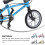 4 Unidades Mini Bicicletas De Dupla Barra Para Dedos 9
