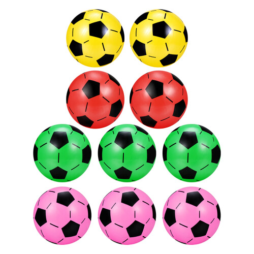 10 Palloni Da Calcio Gonfiabili Per Bambini Giochi 1