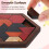 12 Peças Hexagon Tangram -Cabeça De Para Crianças 10