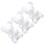 3Pcs De Urso Adorável Bolas Brancas Para Decoração Diy 2
