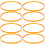 8Pcs Compact PVC Cotton Candy Maker Replacement Belts Orange 7