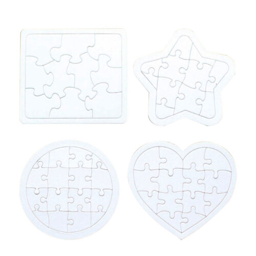 4 Unidades Kids Coloring Blank Puzzle -Cabeça Doodle Board 2