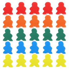 50 Peças Coloridas Para De Tabuleiro E Atividades