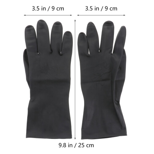 3 De Luvas Para Coloração S Preto 2
