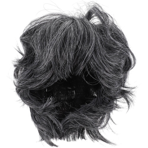 Wig Sintética Para Idosos, Perucas De , Decorativas E Para Palco 2