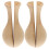 4Pcs De Vaso De Madeira Meio Vaso Para Arranjo De Flores 5