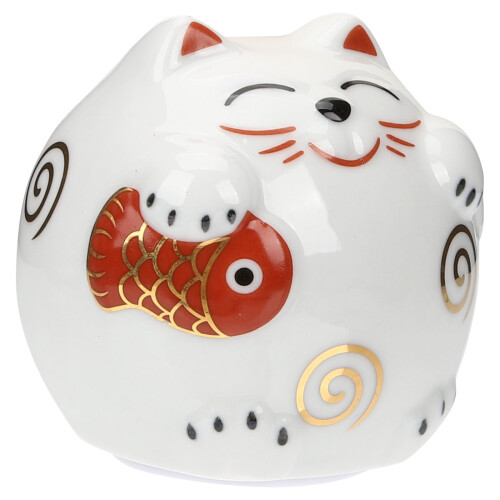 Fortunate Cat Poupança Cerâmica Maneki Neko Moedas