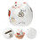 Fortunate Cat Poupança Cerâmica Maneki Neko Moedas 3