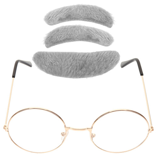 Conjunto De De Com Falso Óculos Sobrancelhas