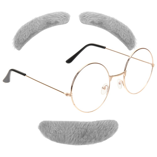 Conjunto De De Com Falso Óculos Sobrancelhas 2