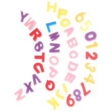 Conjunto De Letras A-Z E 0-9 Carimbo De Espuma Para Pintura