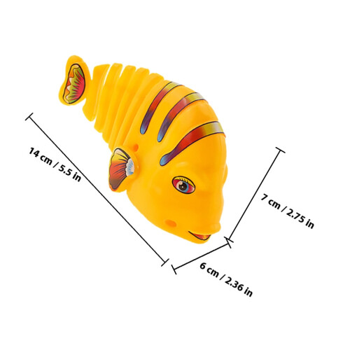 5 Stuks Plastic Wiggle Fish Speelgoed 1
