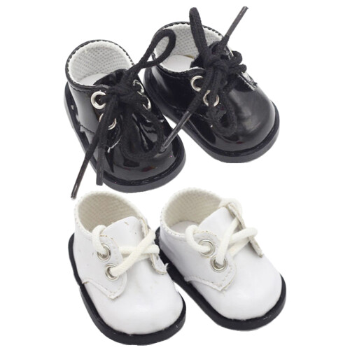 2 Pares De De Pelúcia Para Bonecas Couro Miniatura 1