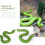 Decorativa De Cobra Artificial Verde 10