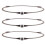 3Pcs Giratório Para Micro- Com Rodízios De 14Mm 11