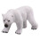 1 Miniatura De Urso Polar Plástico Para Decoração 9