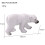 1 Miniatura De Urso Polar Plástico Para Decoração 2